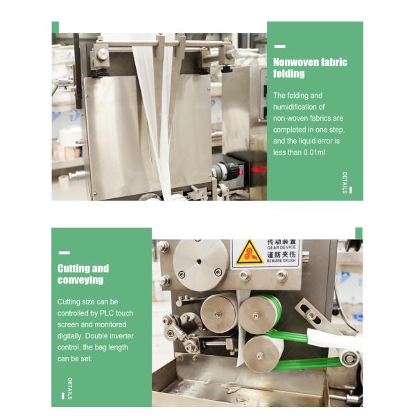 Single Wet Wipe Tissue Making Machinery Cutting Packaging Wet Wipes Machine Online Support