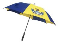 Poignée en aluminium ouverte adaptée aux besoins du client d'EVA d'axe de golf d'automobile compacte géante de parapluie