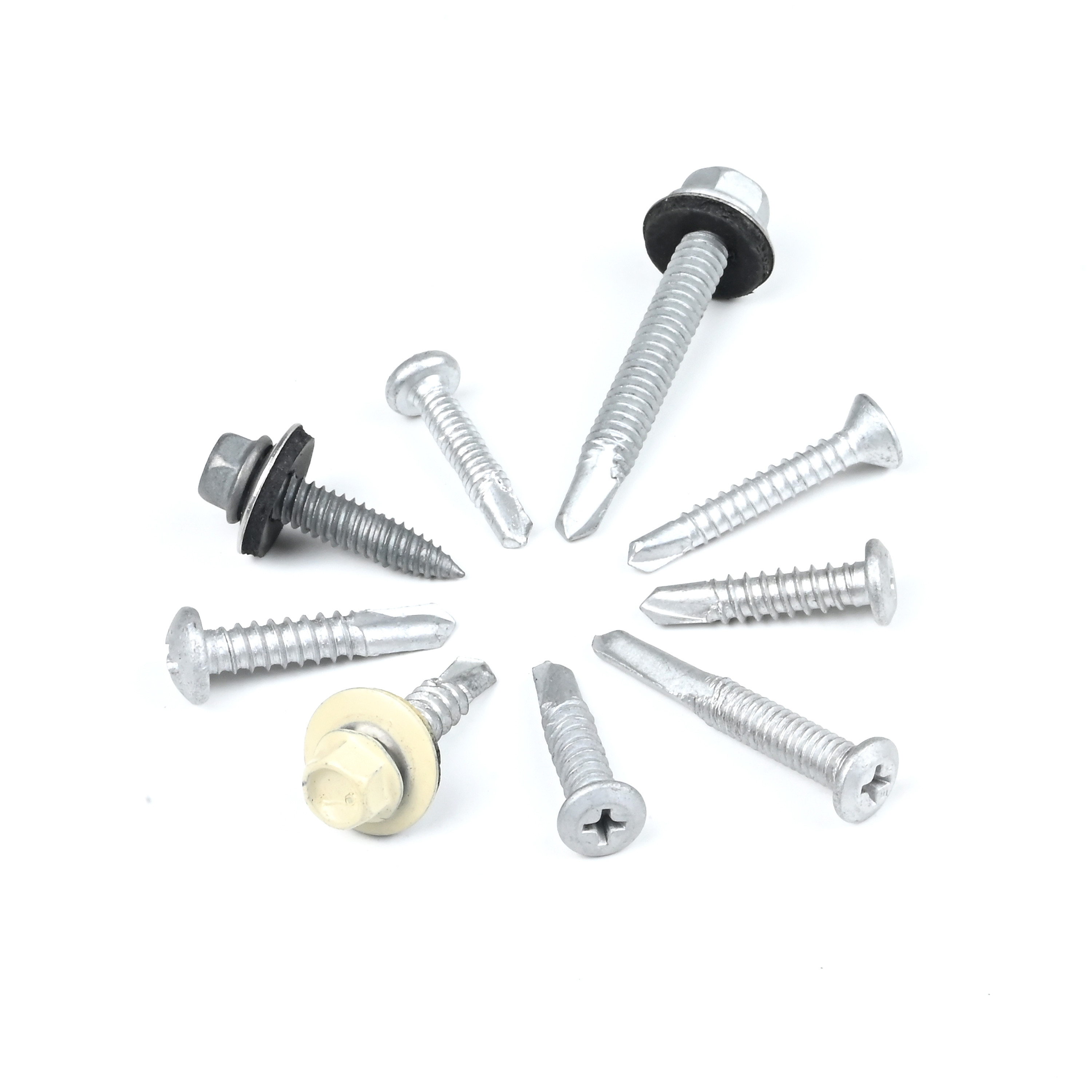 Продажа Bi Material Hex Csk Pan Head Washer Самосверляющий винт с стиральной маш