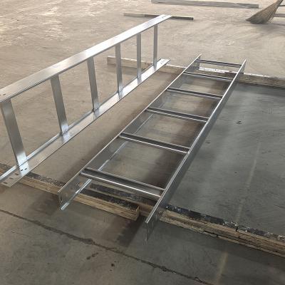 Indoor Outdoor Ladder Type Cable Tray Trough With High Flexibility And Galvanized Protective Coating