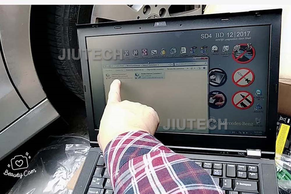 Мультиплексор SD C4 ЗВЕЗДЫ MB для Wis Epc MB SD C4 Xentry Das Benz для инструмента блока развертки тележки автомобиля Benz диагностического