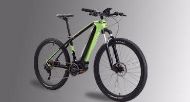 Gross Weight 22 KG Full Suspension Electric Mountain Bike With Hidden Lithium Battery