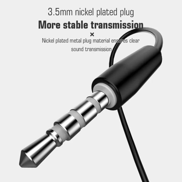 Lenovo HF130 Comfortable Wired Earbuds 88dB Sensitivity Leak Proof TPE Material