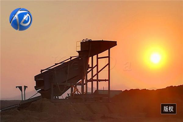 Mini Max 5000kg/h Gold Mining Machine Gold soil Trommel Screener