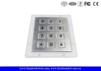 Teclado numérico numérico industrial das chaves customizáveis do plano 12 para o uso duro do ambiente