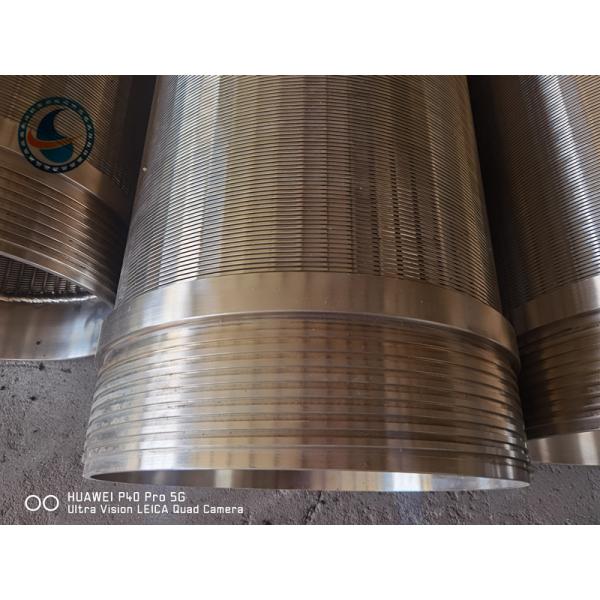 Stainless Steel Water Well Screen 16inch With Male Female Threaded Couplings