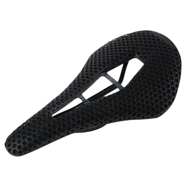Mountain Biking Essential 3D Printed Carbon Fiber Road Bike Saddle with Hollow Design