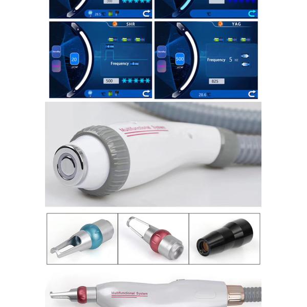 Машина 3 удаления татуировки лазера пикосекунды 1064 Nm в 1 ручке Ipl Rf