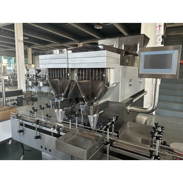 GMP Standard Dual-Channel Counting Machine with Vision+Photoelectric Inspection for Capsules and Tablets