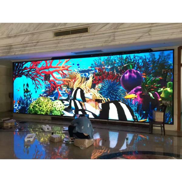 Small Pitch P1.579mm Indoor LED Display Screen HD 480x480mm For Meeting Room