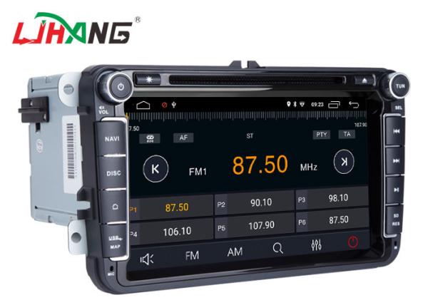 Rear Camera AUX Dvd Player For Vw Touran , Eight Core Volkswagen Touran Dvd Player