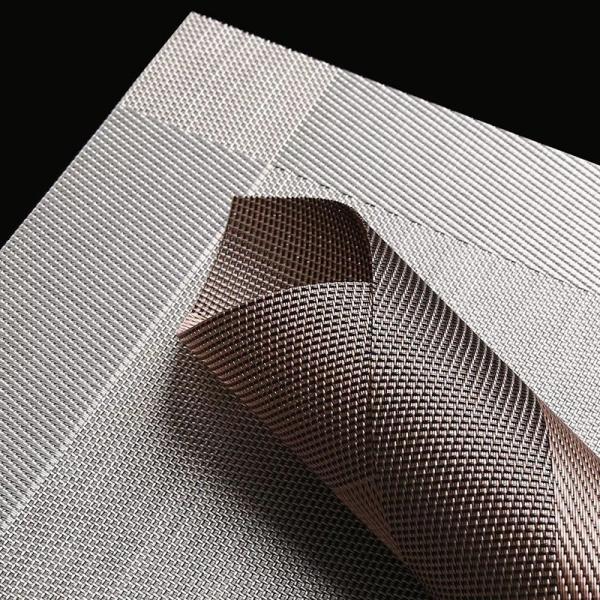 Custom Dinner Table Mat Eco Friendly Woven Non Slip Washable PVC