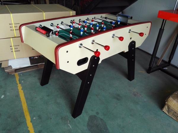 5FT Senior Football Table Wood Game Table With Metal Player Telescopic Rods