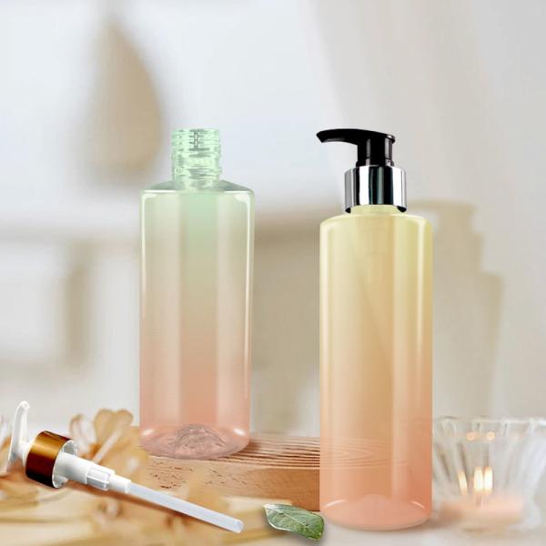 350ML 400ML 500ML Hair Care Essential Lotion Shampoo Spray Liquid Plastic Pump Conditioner Dispenser PET Bottles For Hotel Used