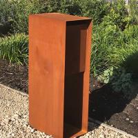 Customizavel Escultura de Corten Moderna Processo de Soldadura de Caixa de Correio Antiga OEM / ODM