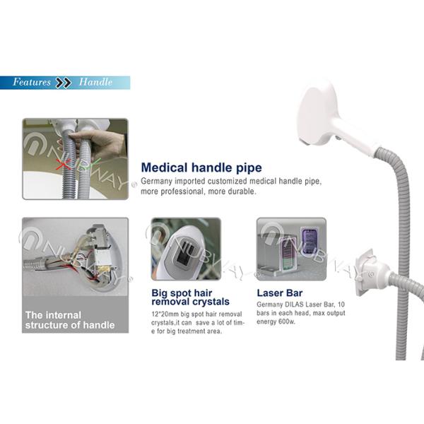 Medical laser manufacturer germany 20*12 big spot 808nm Diode Laser hair Removal