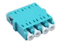 Adaptador de fibra ótica portuário do PC 4 plásticos OM3 FTTH do LC