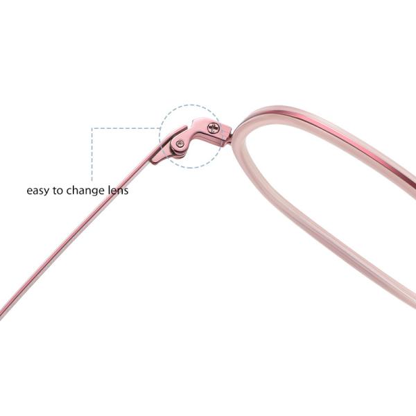 OEM de pouco peso dos vidros do titânio do acetato para ambos os homens e mulheres