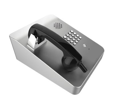 Telefone público impermeável de VoIP do telefone resistente do vândalo da montagem da mesa