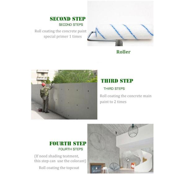 20-летний срок годности Металлические эпоксидные бетонные покрытия на заказ для существующих отделочных материалов