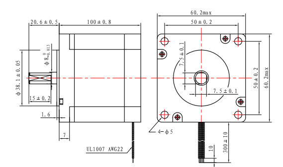 набор Stepper мотора CNC Stepper мотора 4NM 36V NEMA 24 60x60x100mm