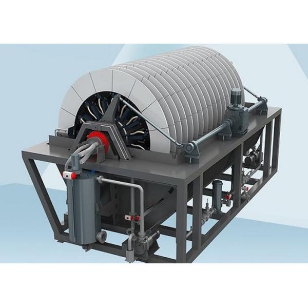 Energy Saving Vacuum Disc Filter 100m2 Combined Washing System Disc Filter