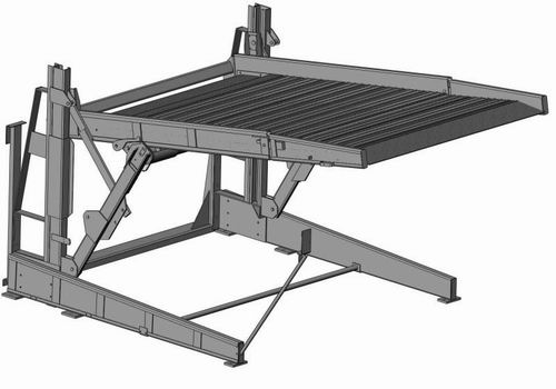 Simple Car Parking Lift 2000KG Electric Hydraulic Luffing Car Parking Lift Easy Car Stacker