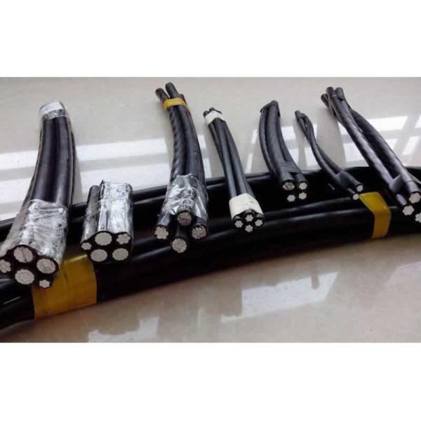 0.6/1kV Overhead Aluminum Wire , XLPE Insulated ABC Cable Copper Aluminum Conductor