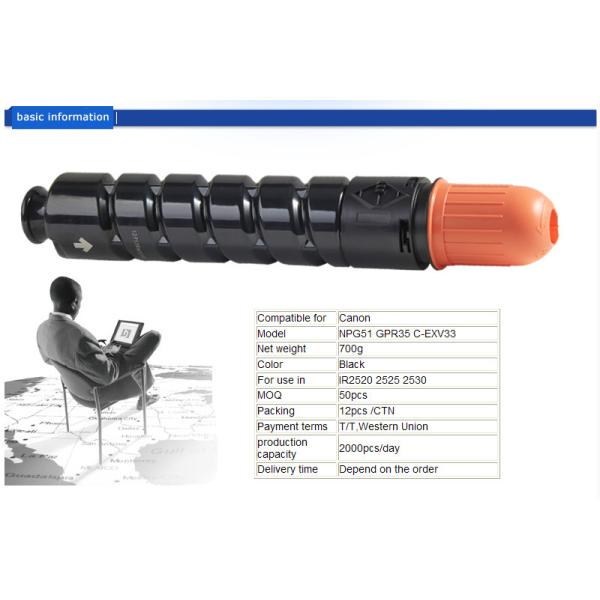 Canon Noir IR 2520 / 2525 Cartouche de toner pour copieur Canon CEXV33