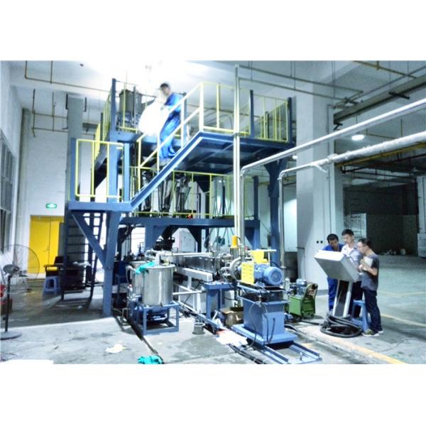 High Efficient Twin Screw Extrusion Machine , EVA TPU PVC Extruder Machine