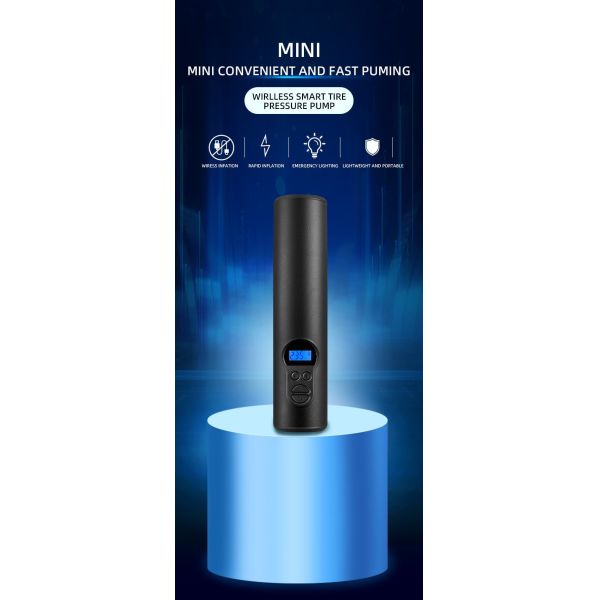 Rechargeable Car Air Pump Digital Car Tyre Inflator with Led Light