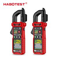 HT205 Clamp Meter Automètre de portée Véritable RMS NCV DC AC Testeur de température de courant d'entrée de tension Voltmètre automatique