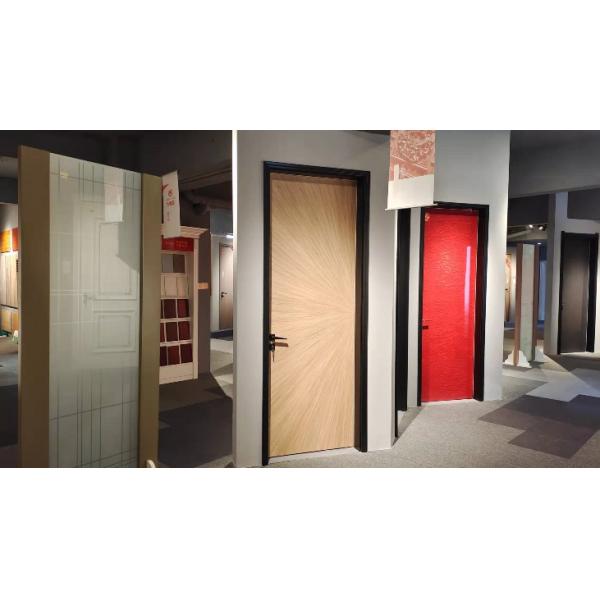 Modern Single Steel Security Entry Doors Fire Proof Rated Exit Door UL 90mins Sound Proof Fire Door Flush