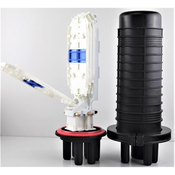 Couvrez d'un dôme 5 noyaux communs optiques de la fermeture 24 de fibre de ports pour le poteau aérien monté