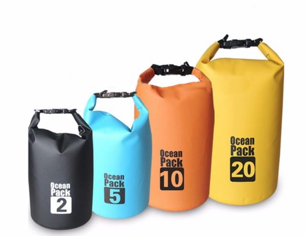 Dos sacos ao mar impermeáveis secos do malote de encerado do PVC mergulho Canoeing Kayaking de Swinmming