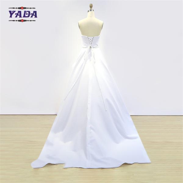 Элегантное винтажное ручной работы нанесенное в корейский стиль платье без ремней платья новейшие свадебные платья