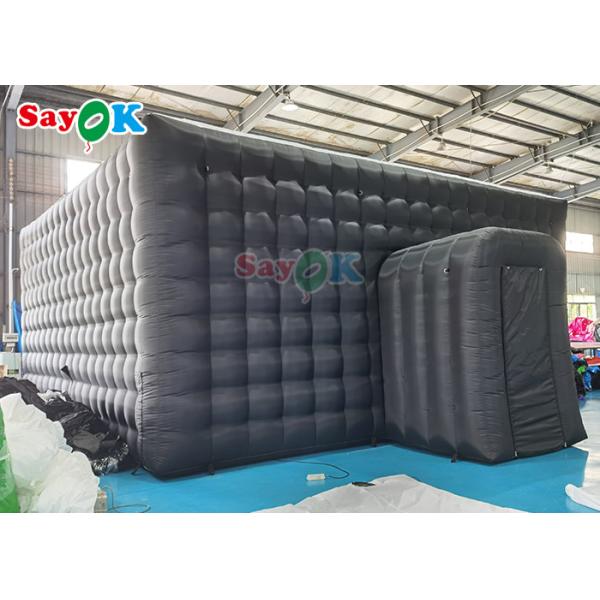 Black  Inflatable Camping Cube Tent For Outdoor Wedding Party