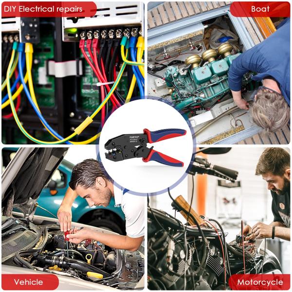 Alloy Multipurpose Crimping Pliers Set , Portable Terminal Kit With Crimping Tool