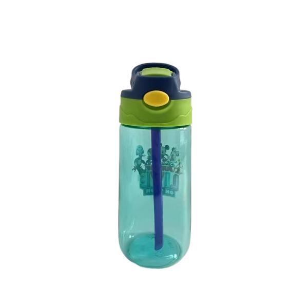 Children's Creative Little Handsome Plastic Cups Outdoor Sports Water Bottles Cartoon Gift Cups Customizable GRS Certified
