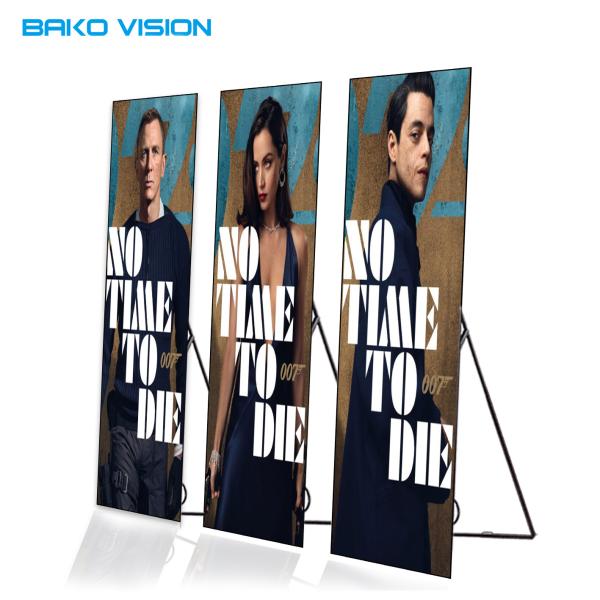 Super Bright Advertising LED Display , Indoor Shop Window LED Mirror LED Screen
