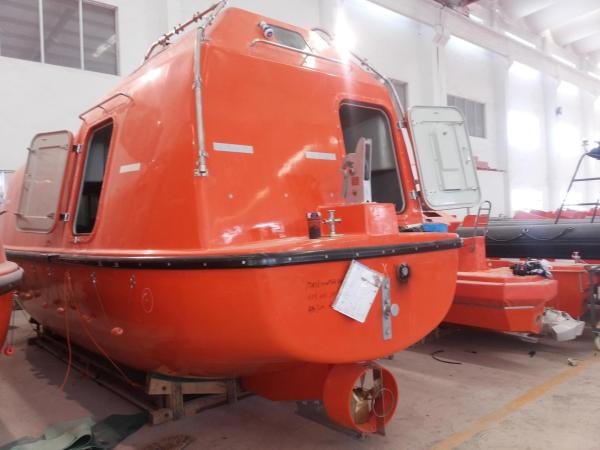 enclosed life boat and platform type davit MSC/SOLAS stadard