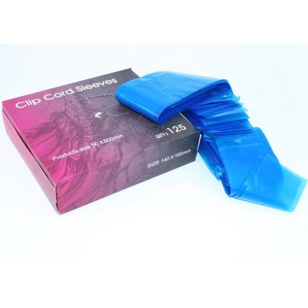 EO GAS Tattoo Accessories Handpiece Protector Plastic Blue Clip Cord Sleeves