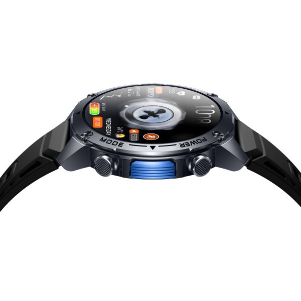 KW300 GPS Sport Smartwatch with AMOLED Display 5ATM Waterproof