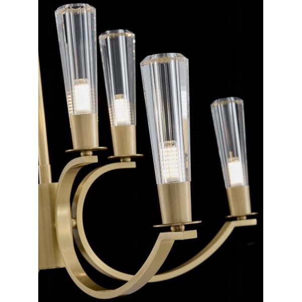 Customizable Copper Glass Chandelier Multiple Sizes Available