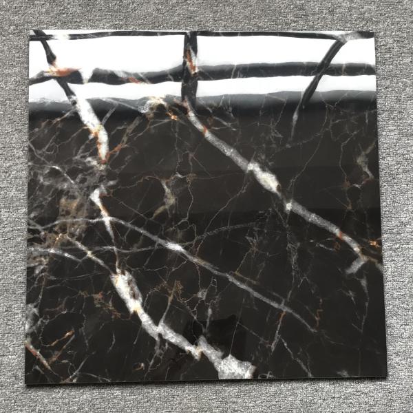 Silky Black and Grey Marble Porcelain Tile The Perfect Addition to Modern Interiors