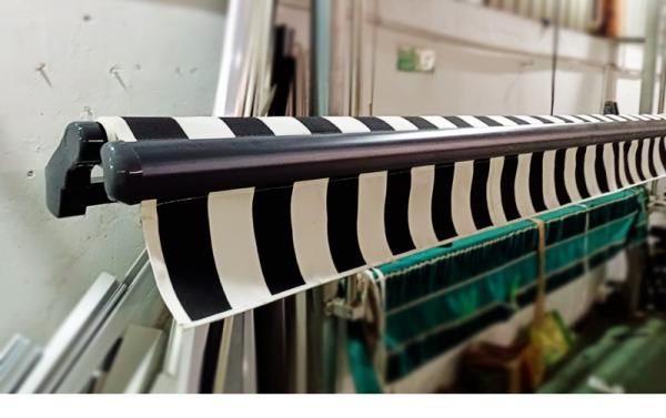 Large size retractable aluminum patio awning, commercial awning waterproof sun protection