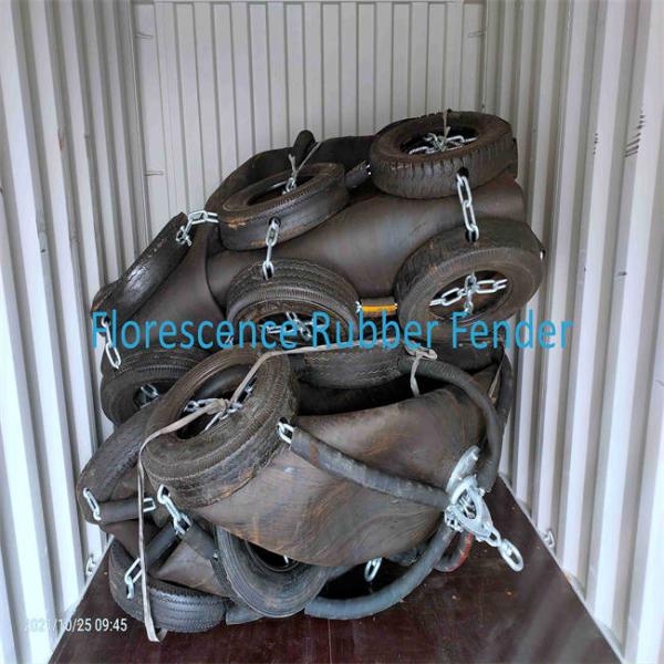 Luxury Large Synthetic Tire Cord Layer Pneumatic Rubber Fenders For Tankers