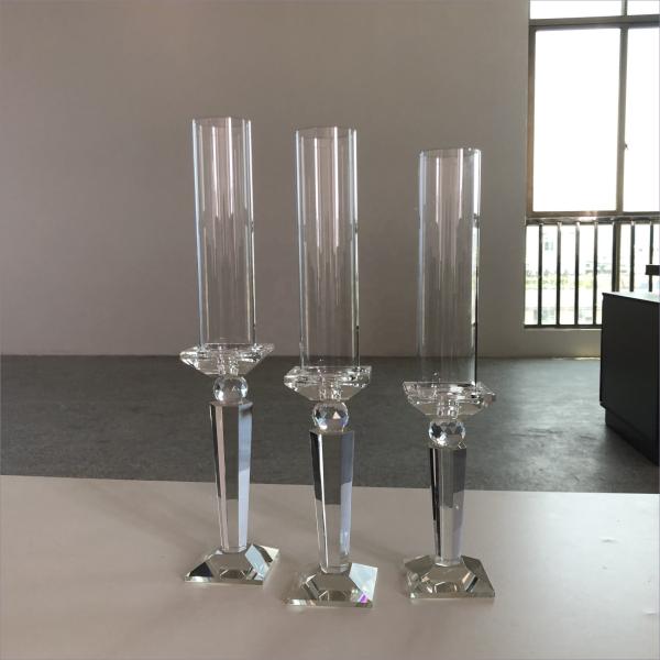 Prateado Preto 3 peças porta-velas Conjunto Central Cristal Velasco 20cm