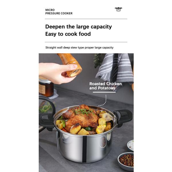 Изготовленная на заказ герметическая электрическая кастрюля нержавеющей стали 304 герметической электрической кастрюли 24cm кухни