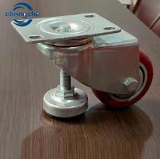 PVC Industrial Heavy Duty Castors 500kg Wheel 73mm For Flat Carrier